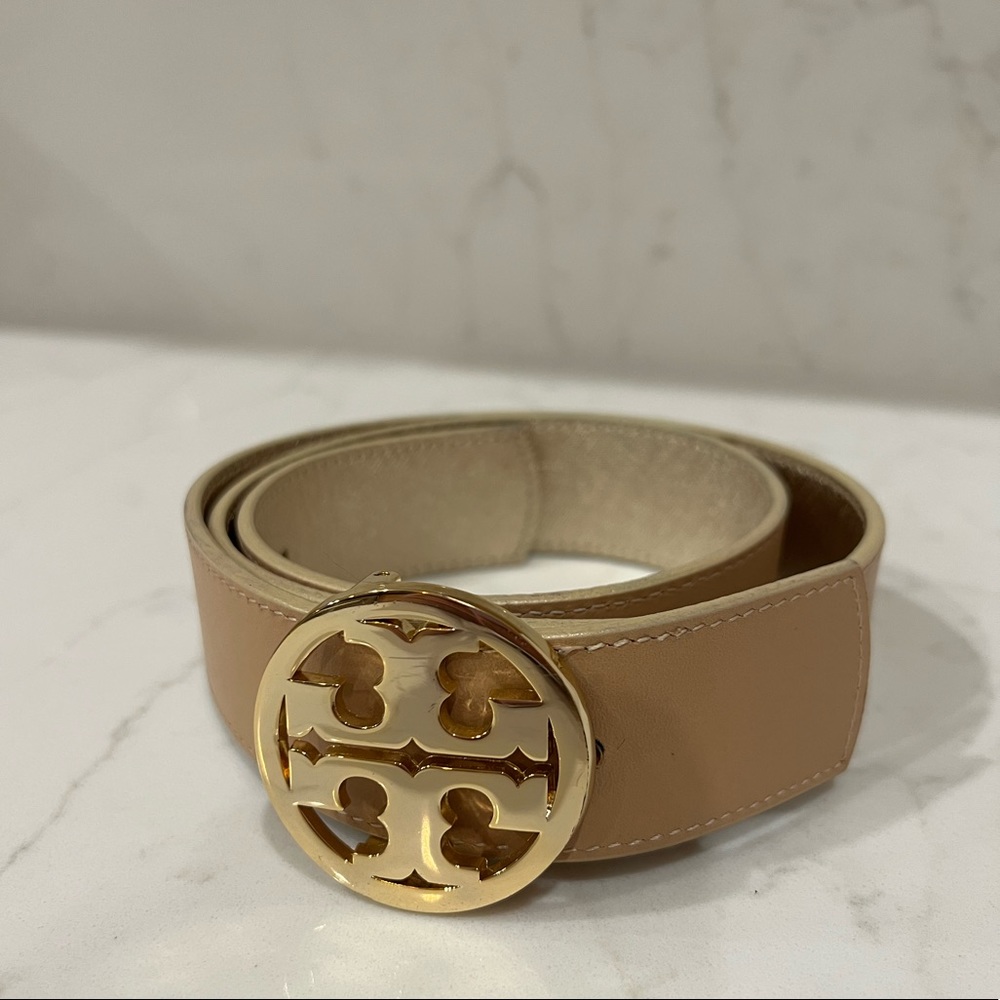 Tory Burch Reversible Miller Logo Belt